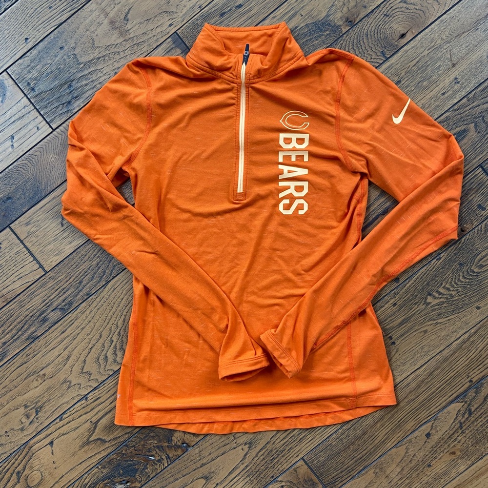 Chicago Bears Nike Half Zip